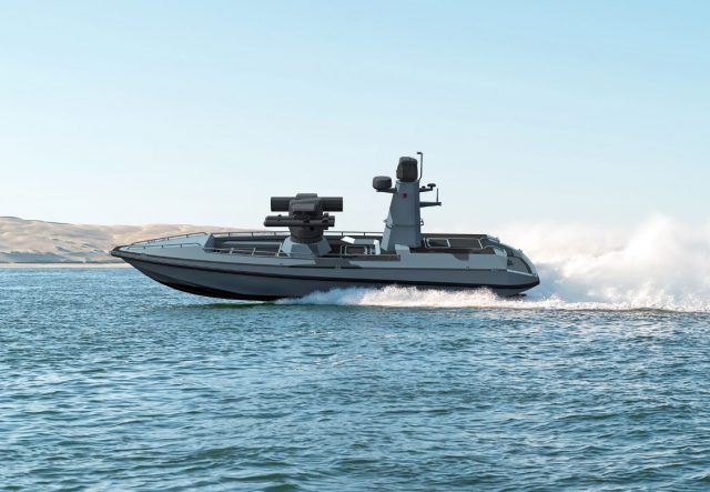 Turkish ULAQ unmanned combat surface vessel