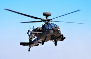 Apache helicopter with Spike missiles