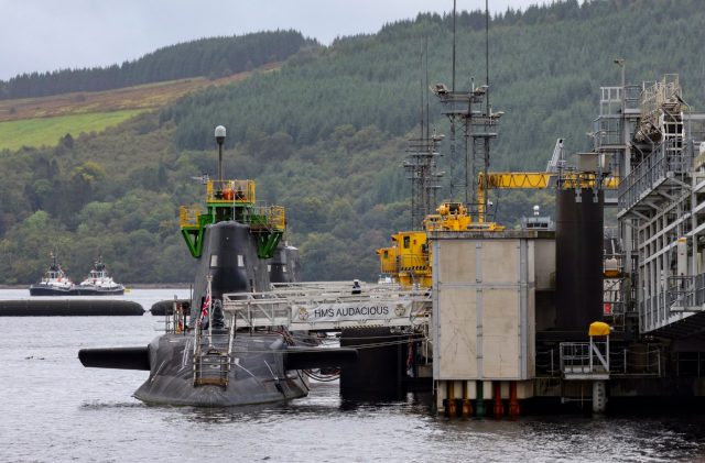 HMS Audacious at HMNB Clyde
