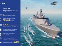 HMS Venturer Type 31 infographic