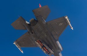 F-35 with a JSM in the internal bay