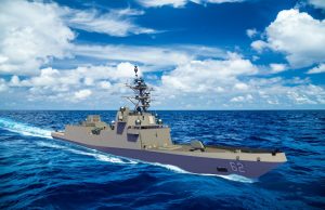 First US Navy Constellation-class frigate starts construction Fincantieri graphic of USS Constellation