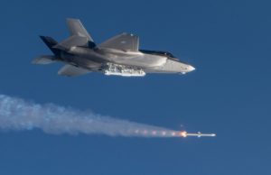 Norwgian F-35 launching AMRAAM