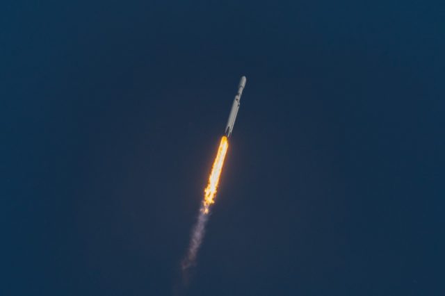 Falcon heavy with NRO payload