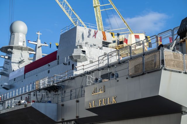 Fincantieri launches Qatars landing platform dock Al Fulk