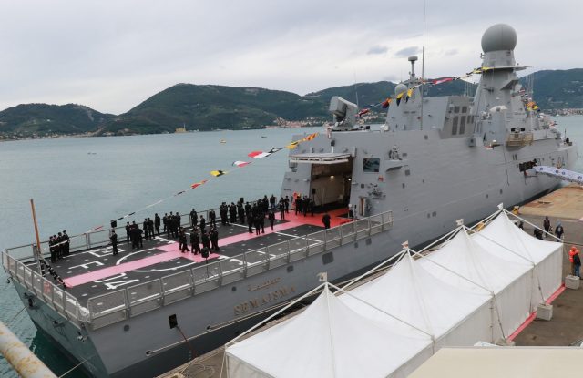 fourth Qatari Doha-class with RAM (Rolling Airframe Missile) launcher corvette with