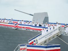 USS Lenah Sutcliffe Higbee commissions in Conch Republic, honoring Navy nurses