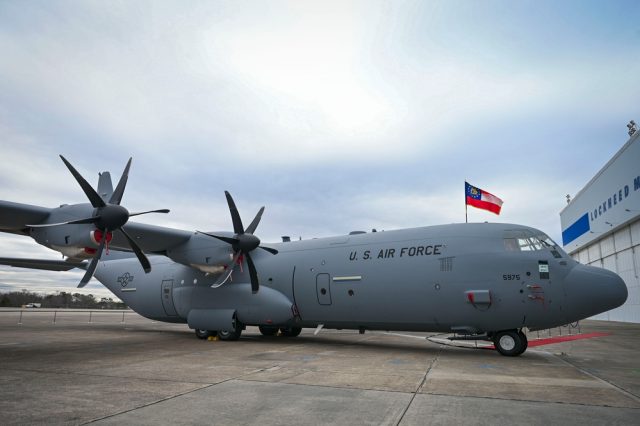 First C-130J-30 Super Hercules delivered to Georgia Air National Guard