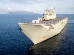 Canberra-class LHD HMAS Canberra