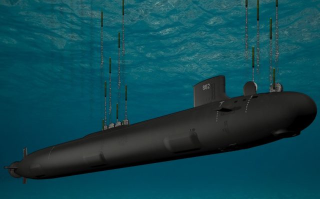 Virginia-class submarine with Virginia Payload Module