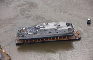 USNS Newport launch