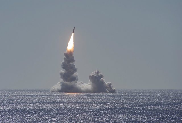 USS Maine Trident launch