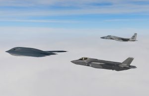 B-2A with F-35