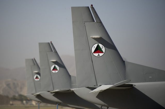 Afghan Air Force Cessna 208 tail sections