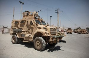 Maxxpro MRAP vehicle in Kabul