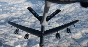 B-52 Stratofortress over Scotland