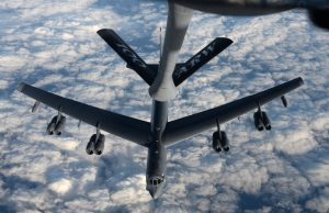 B-52 Stratofortress over Scotland