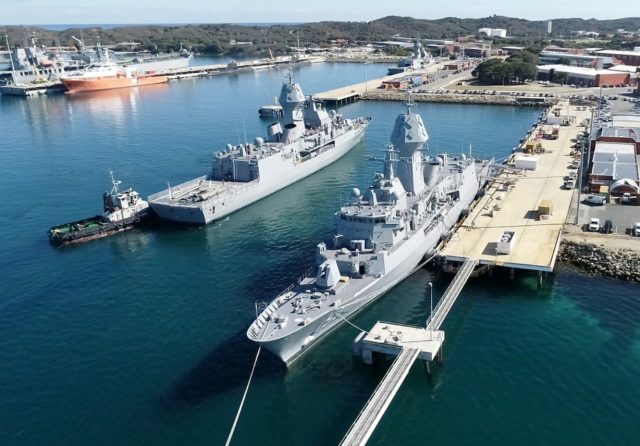 HMAS Anzac and HMAS Arunta