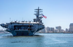 USS Nimitz in San Diego