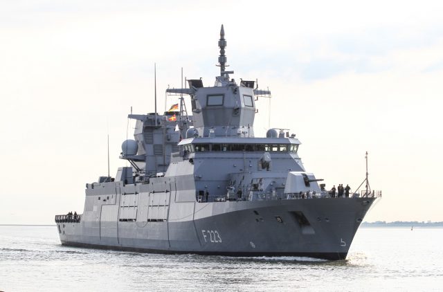 German Navy F125 frigate Nordrhein-Westfalen