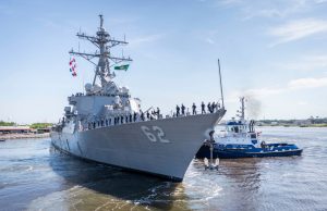 USS Fitzgerald repaired after collision