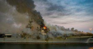 USS Bonhomme Richard fire
