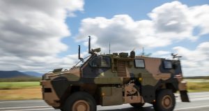 Bushmaster protected vehicle
