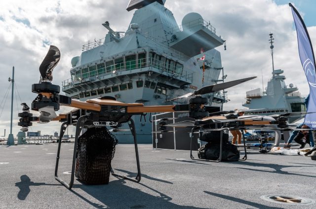 Unmanned systems aboard HMS Prince of Wales