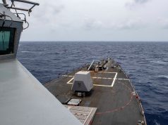 US destroyer freedom of navigation operation