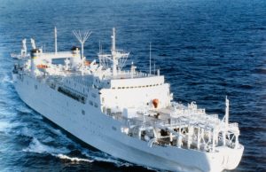 Cable-laying ship USNS Zeus