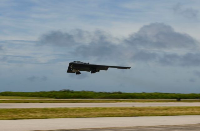 B-2 Spirit bomber during US-Australian exercise in August 2020