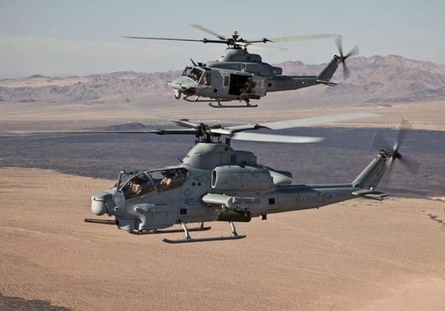 Czech Air Force AH-1Z and UH-1Y helicopters