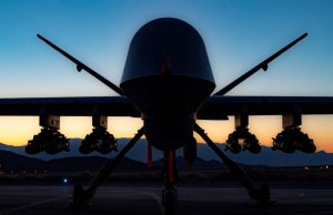 MQ-9 Reaper with eight Hellfire missiles