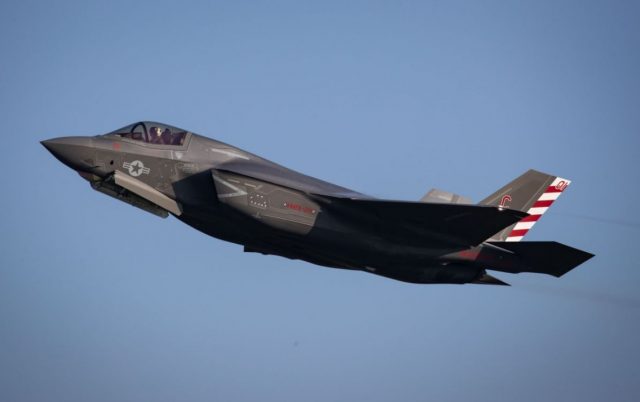 US Marine Corps F-35B in the UK