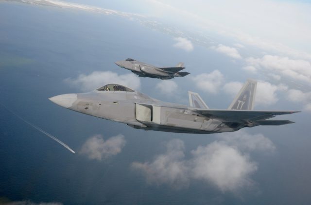 F-22 and F-35 together