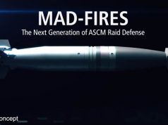 Artist's concept of MAD-FIRES round