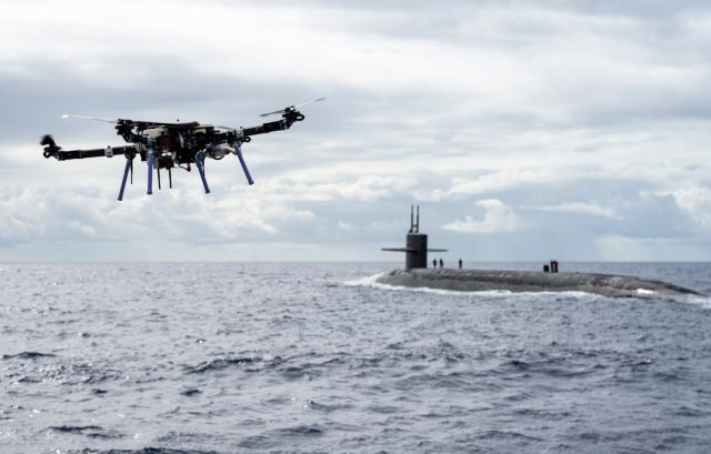 UAV delivery to submarines