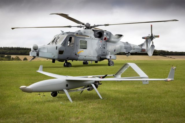 AW159 Wildcat during MUMT demonstration with UAV system
