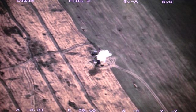 CH-92A UAS striking ground target