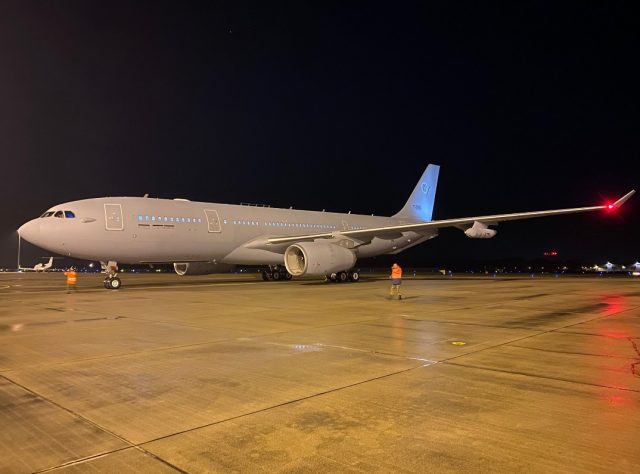 NATO's third MMF aircraft arrives in the Netherlands