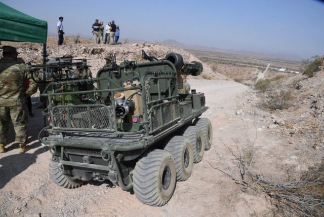 MUTT UGV during Project Convergence exercise