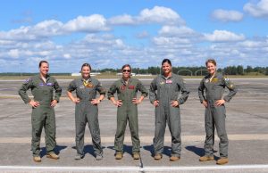 Anti-gravity suit for female pilots