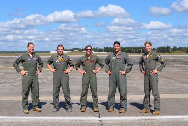 Anti-gravity suit for female pilots