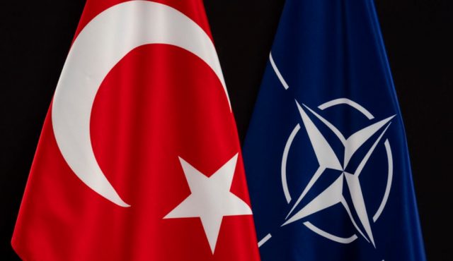 NATO Turkey flags