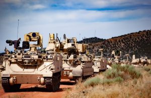 US Army Bradley vehicles