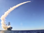 USS Chafee (DDG 90) launches a Block V Tomahawk