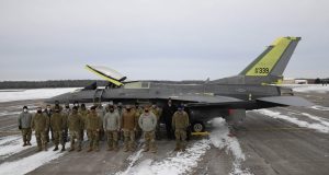 The third and final F16, aircraft 339, completed repairs this month