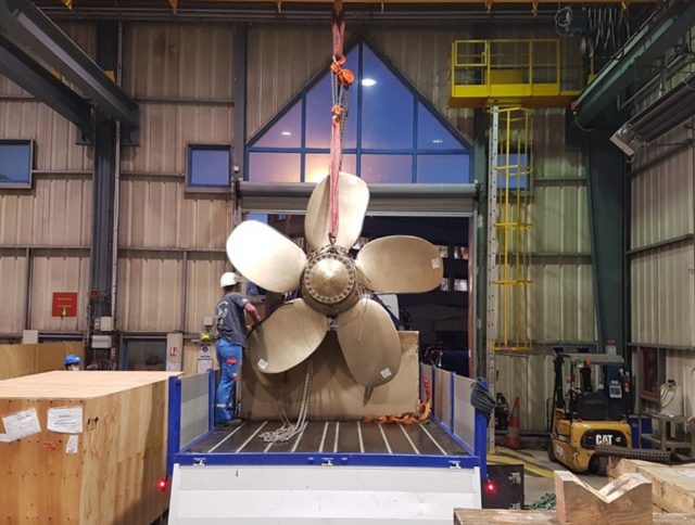 3D printed ship propeller