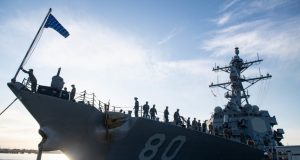 USS Roosevelt at NS Rota, Spain