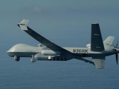 MQ-9A with a pneumatic sonobuoy dispenser system
